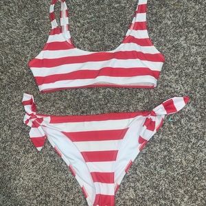 Stripped Bikini Set